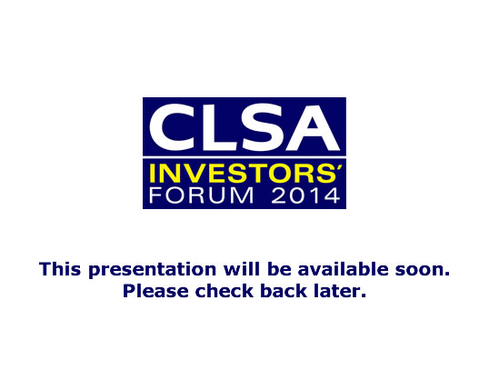 20th CLSA Investors' Forum